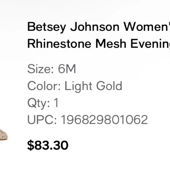 Betsey Johnson Gold and Tan Slingback Heels - Picture 11 of 11